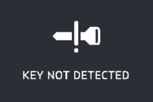 key not detected