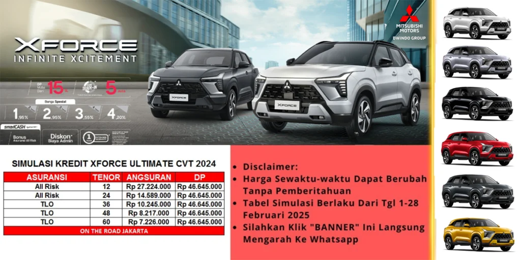 Promo Mitsubishi Xforce