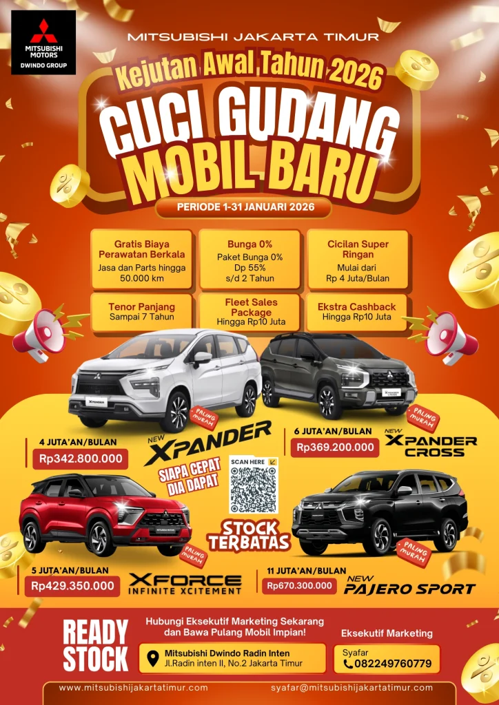 Promo Mitsubishi Awal Tahun 2026